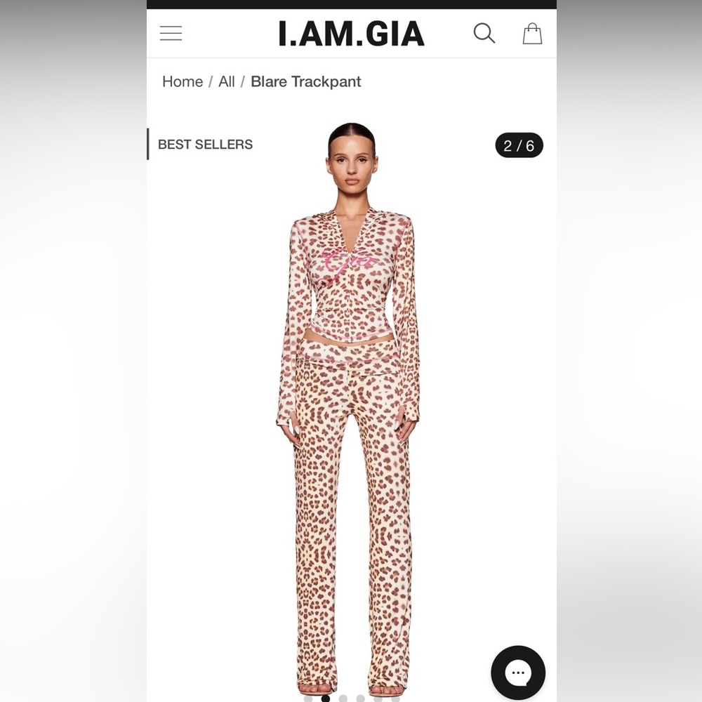 I am Gia leopard set